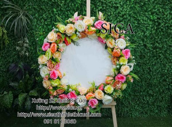 Bảng tên tròn kết hoa